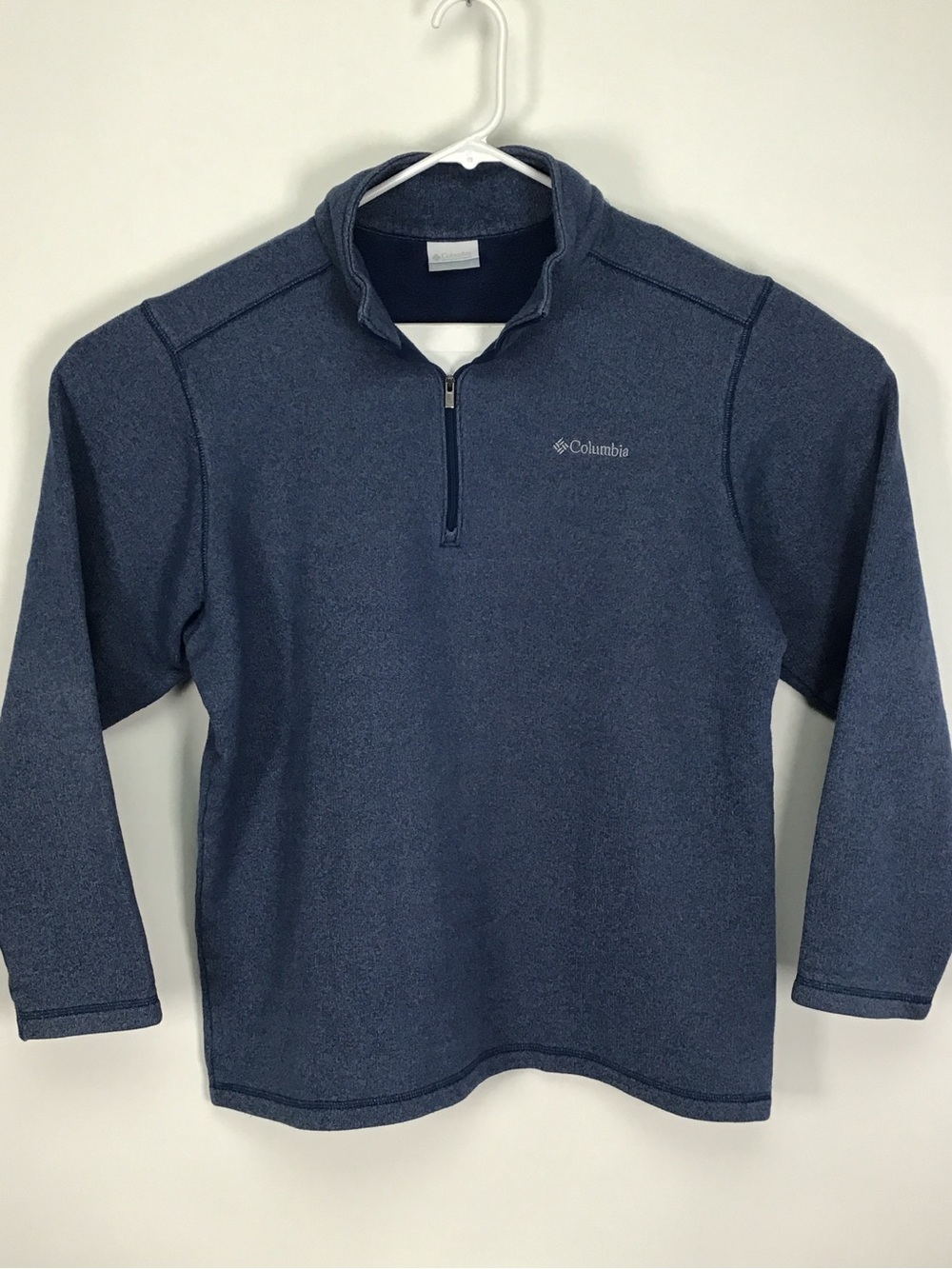 Columbia men’s long sleeve quarter zip pullover large
